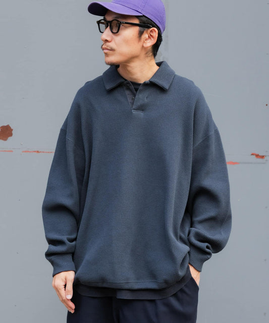 WIDE DAD TECH POLO PULLOVER