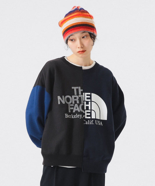BEAMS × TNF PURPLE LABEL ASYMMETRIC SWEATSHIRT