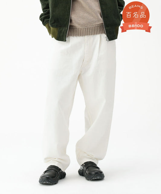 BEAMS WIDE TAPERED DENIM