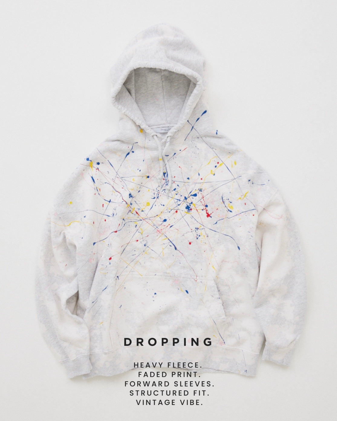 DROPPING PAINT PULLOVER HOODIE