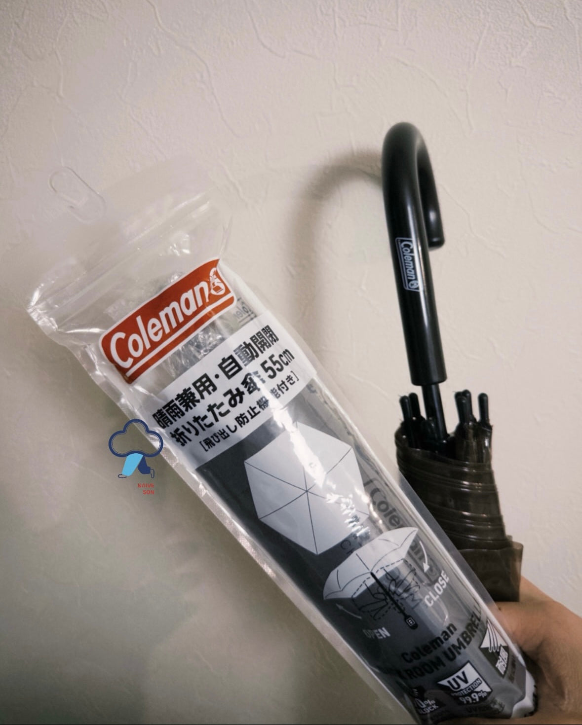 【現貨】COLEMAN × LAWSON 縮骨遮 長遮