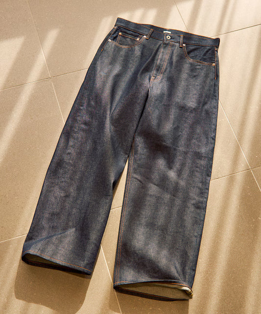 JAPAN DENIM WIDE 5PKT PANTS