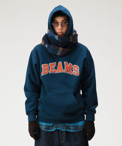 BEAMS LOGO BASIC HOODIE