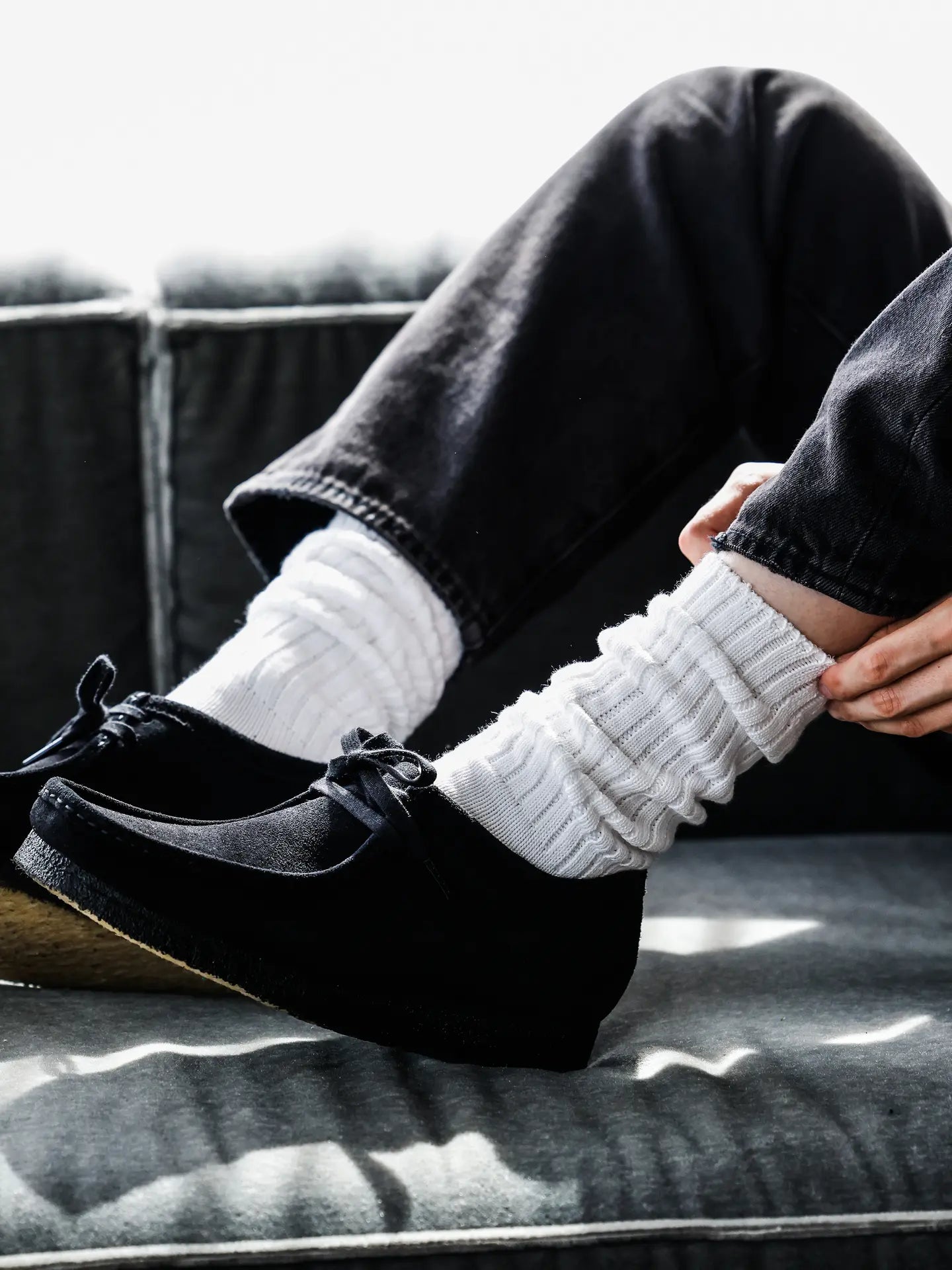 TABIO RICHELL RIB LOOSE SOCKS