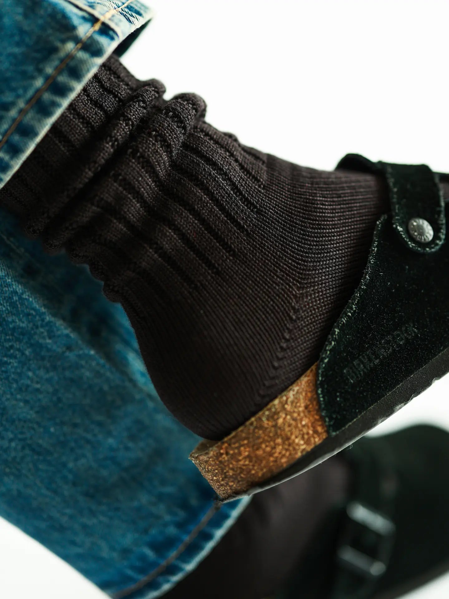 TABIO CLASSIC RIB CREW SOCKS