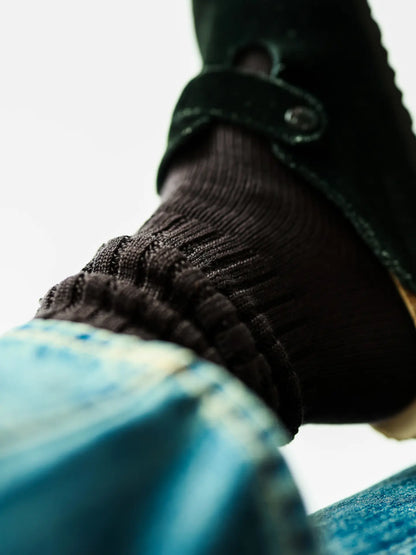 TABIO CLASSIC RIB CREW SOCKS