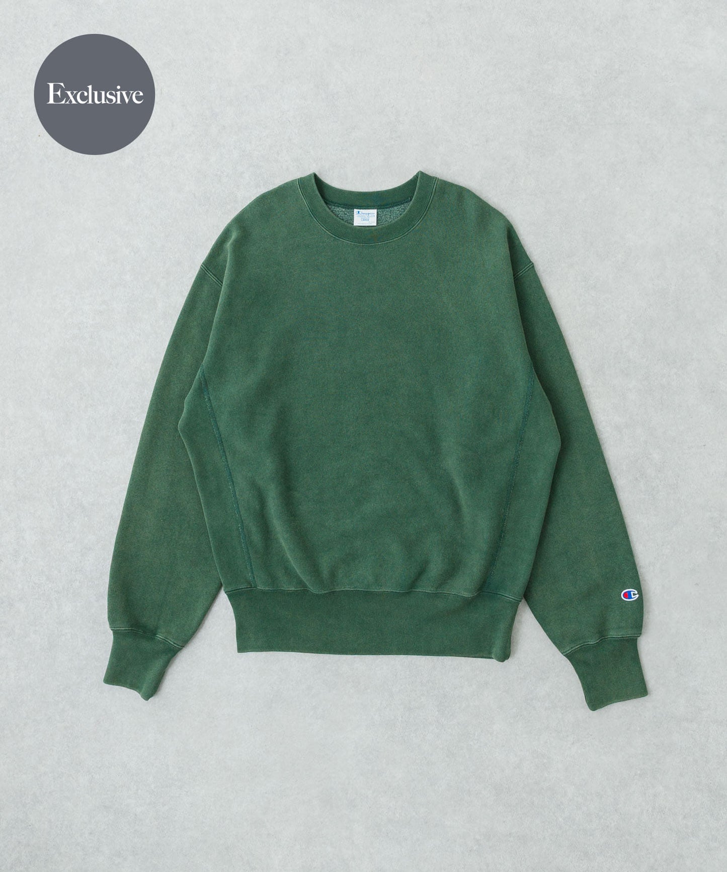 CHAMPION × UR SNOW POWDER WASH CREW-NECK