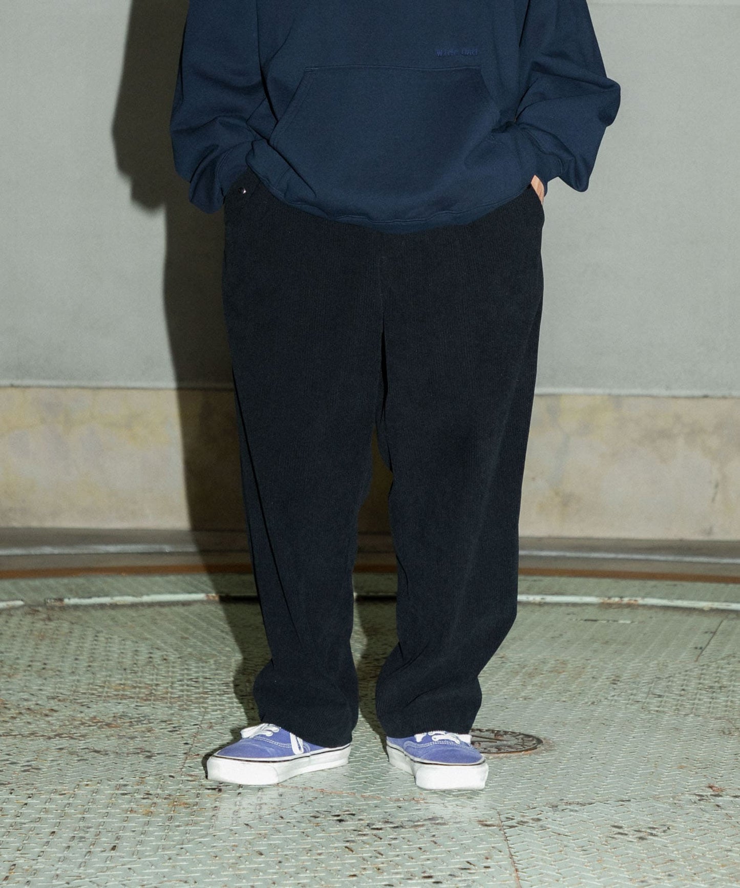 WIDE DAD EASY CORDUROY WIDE PANTS