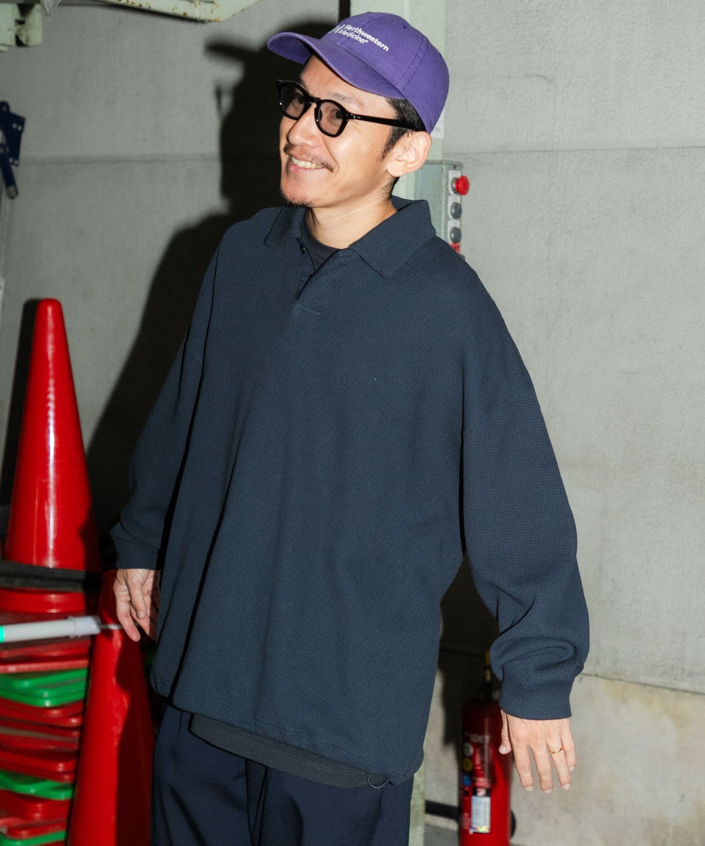 WIDE DAD TECH POLO PULLOVER