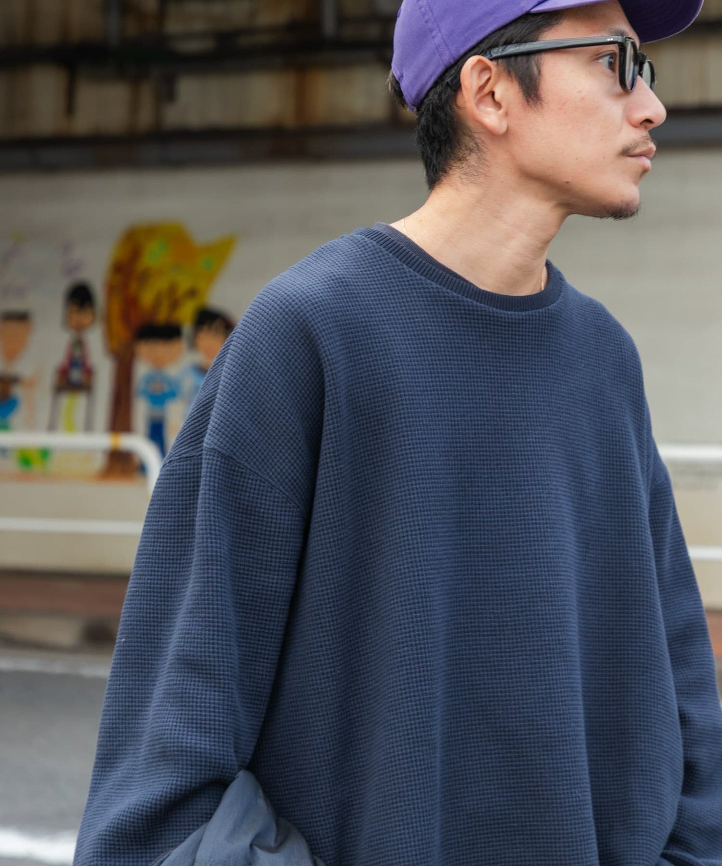 WIDE DAD TECH CREW PULLOVER