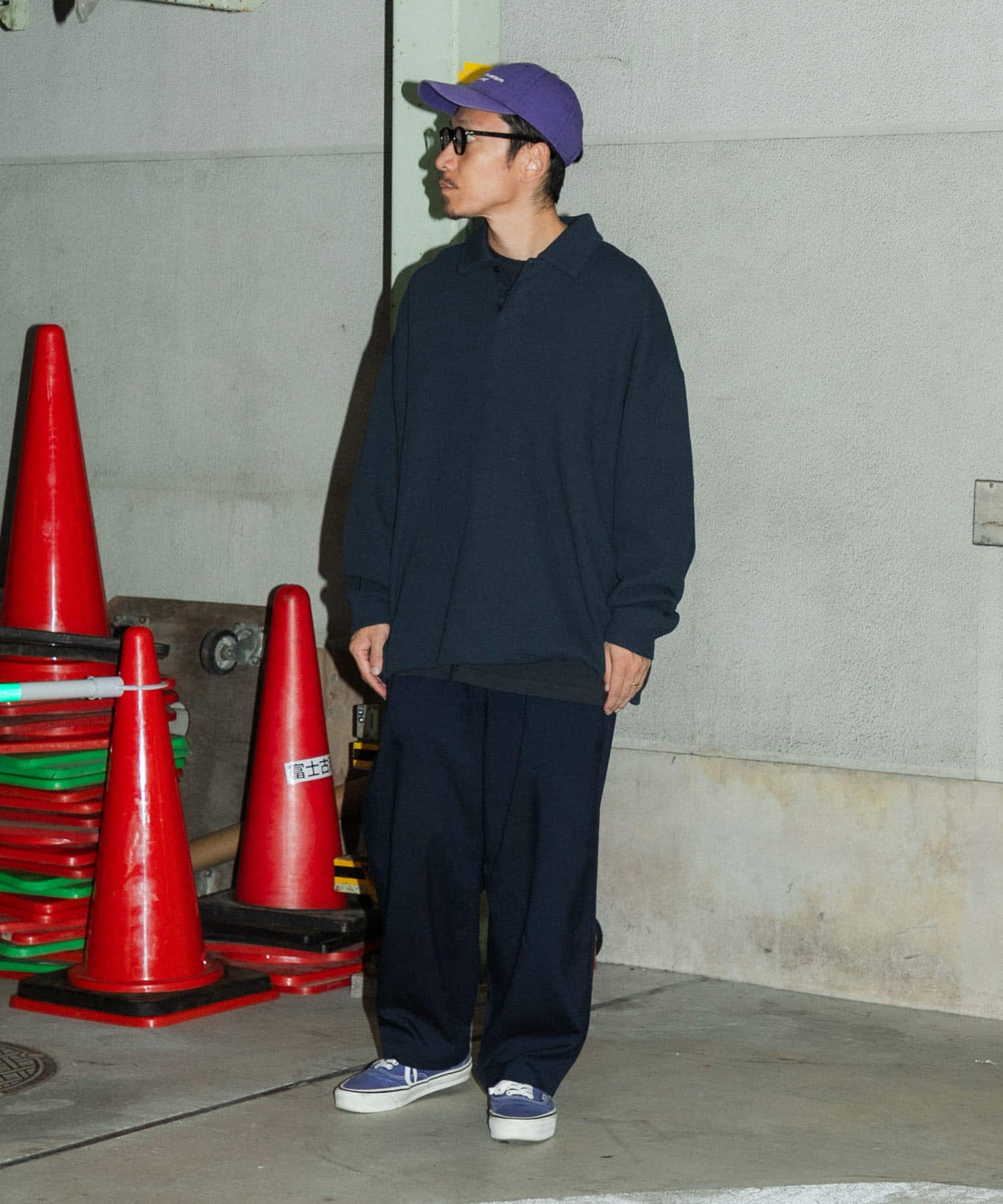 WIDE DAD TECH POLO PULLOVER