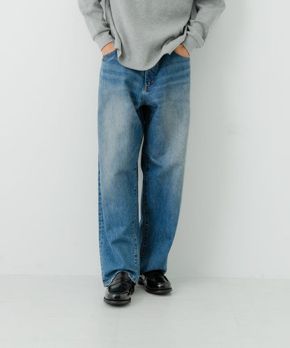 KAIHARA DENIM 13.5oz DENIM WIDE PANTS