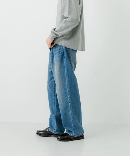KAIHARA DENIM 13.5oz DENIM WIDE PANTS