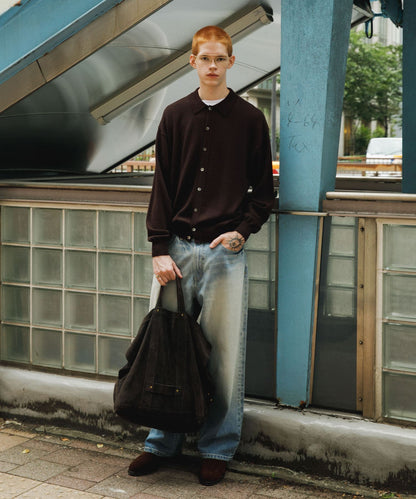 KAIHARA DENIM 13.5oz DENIM WIDE PANTS