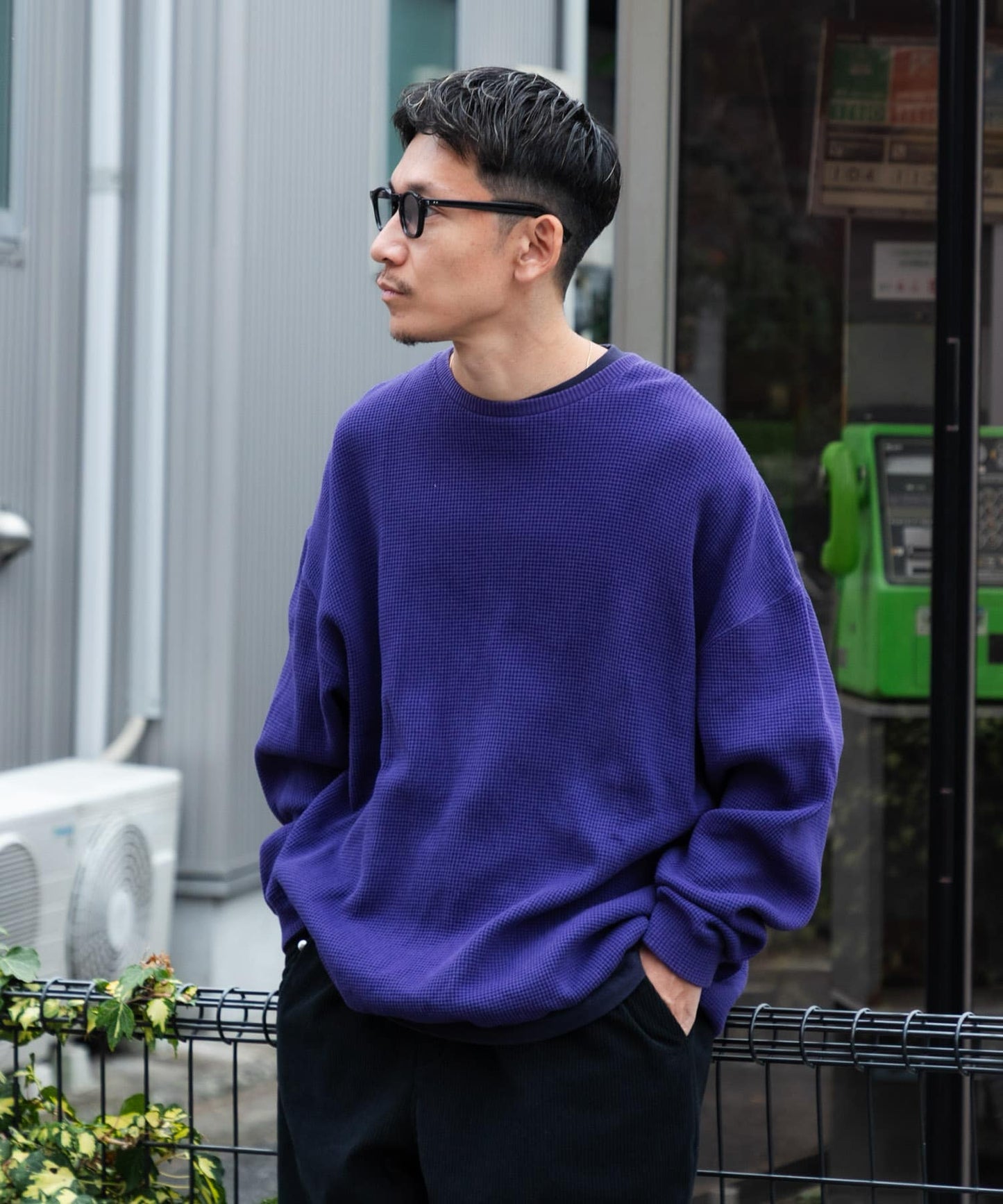 WIDE DAD TECH CREW PULLOVER