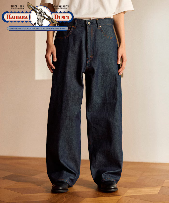 JAPAN DENIM WIDE ５PKT PANTS