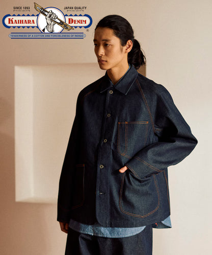 JAPAN DENIM COVERALL JACKET