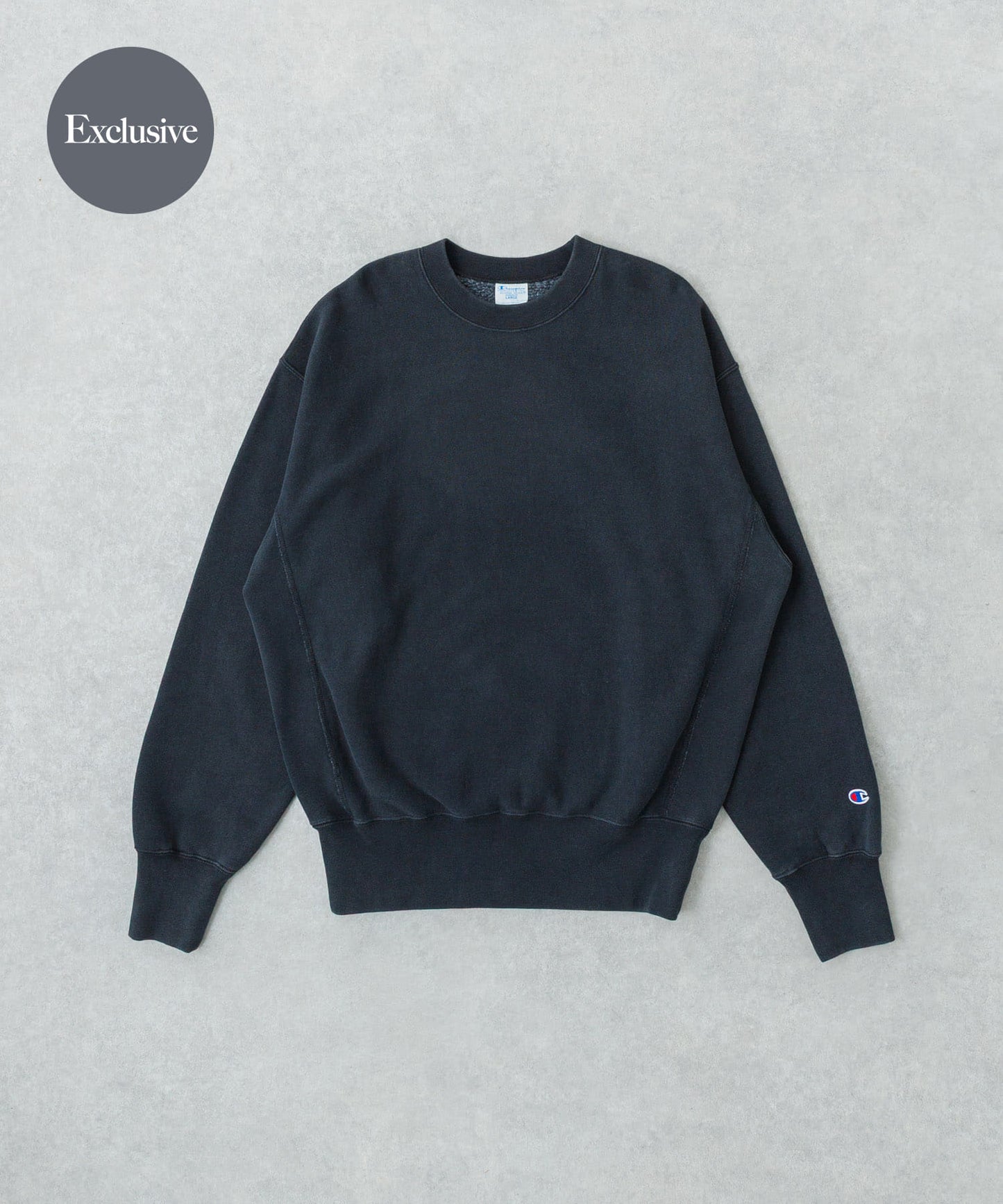 CHAMPION × UR SNOW POWDER WASH CREW-NECK