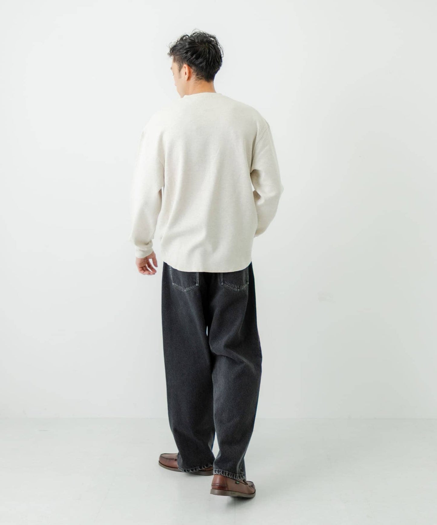 KAIHARA DENIM 13.5oz DENIM WIDE PANTS