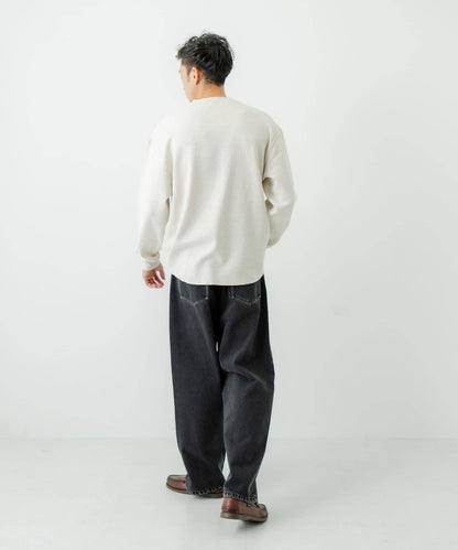KAIHARA DENIM 13.5oz DENIM WIDE PANTS