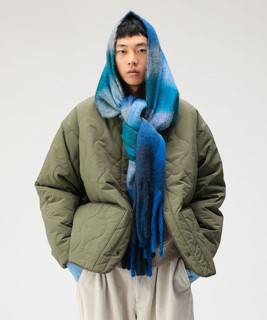 BEAMS WIDE FIT DOWN MILITARY LINER JACKET