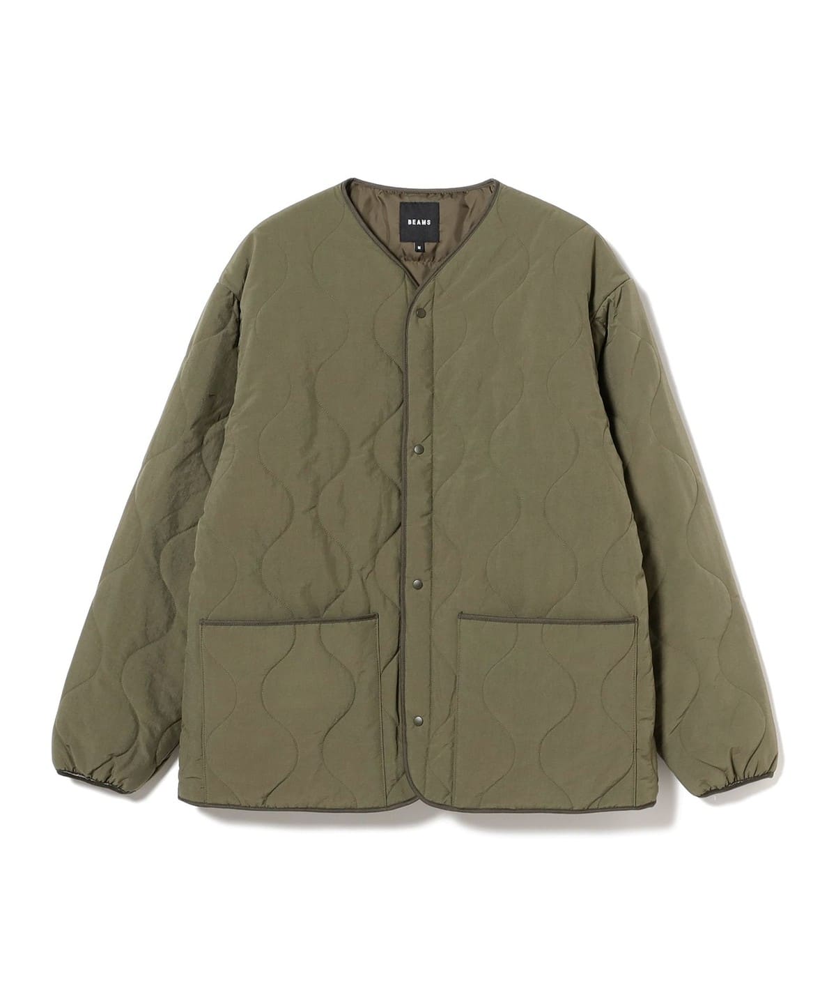 BEAMS WIDE FIT DOWN MILITARY LINER JACKET