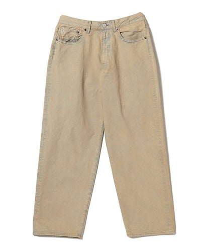 BEAMS WIDE STRAIGHT DENIM PANTS