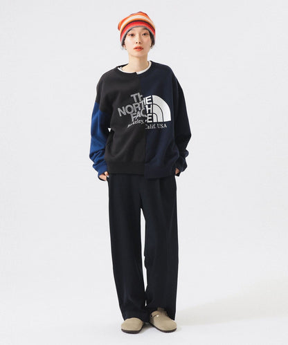 BEAMS × TNF PURPLE LABEL ASYMMETRIC SWEATSHIRT