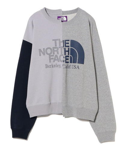 BEAMS × TNF PURPLE LABEL ASYMMETRIC SWEATSHIRT