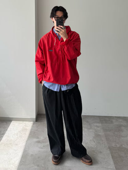 WETTEMPT 2 TUCK EASY STRIPE SLACKS