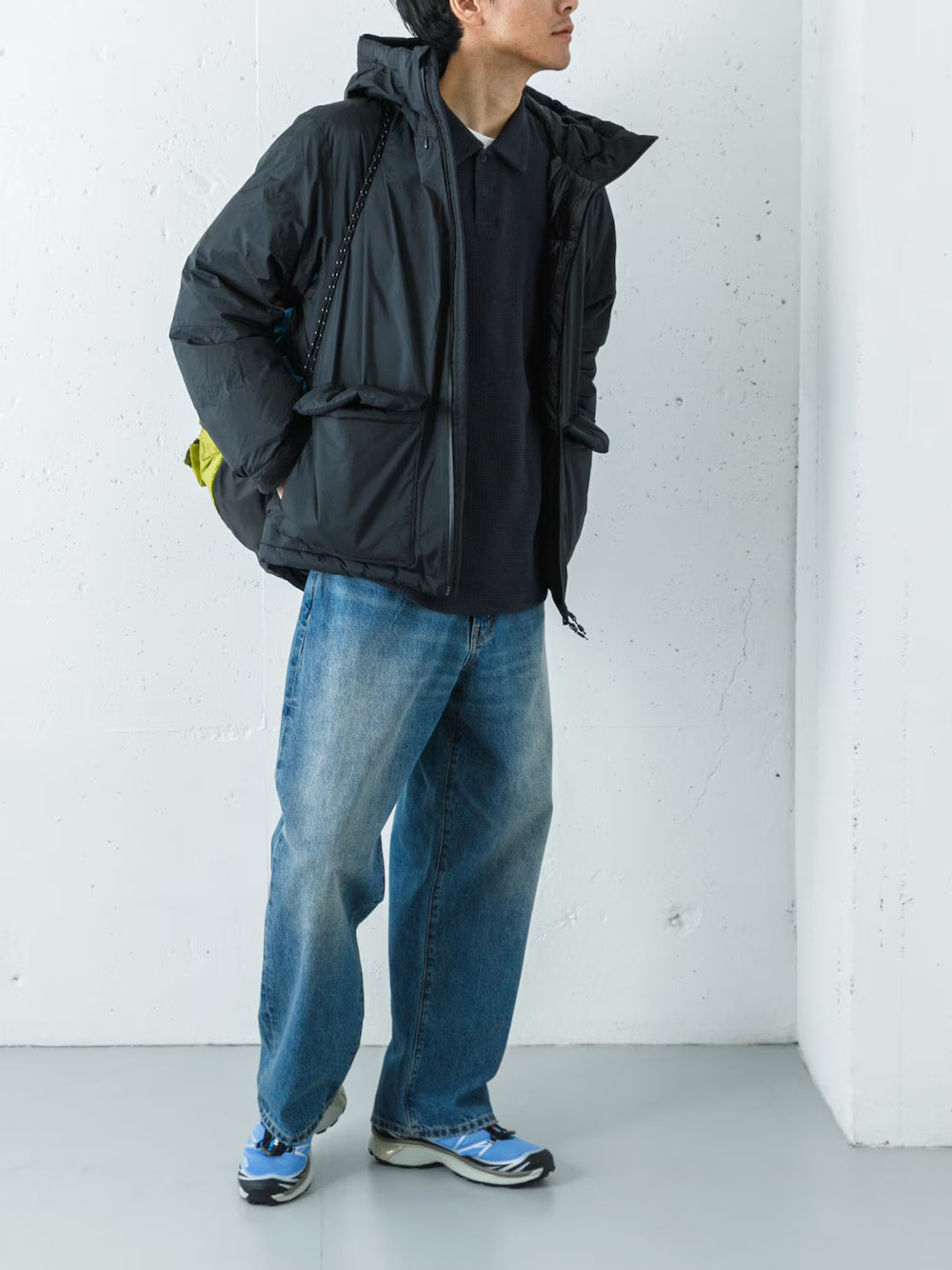 KAIHARA DENIM 13.5oz DENIM WIDE PANTS