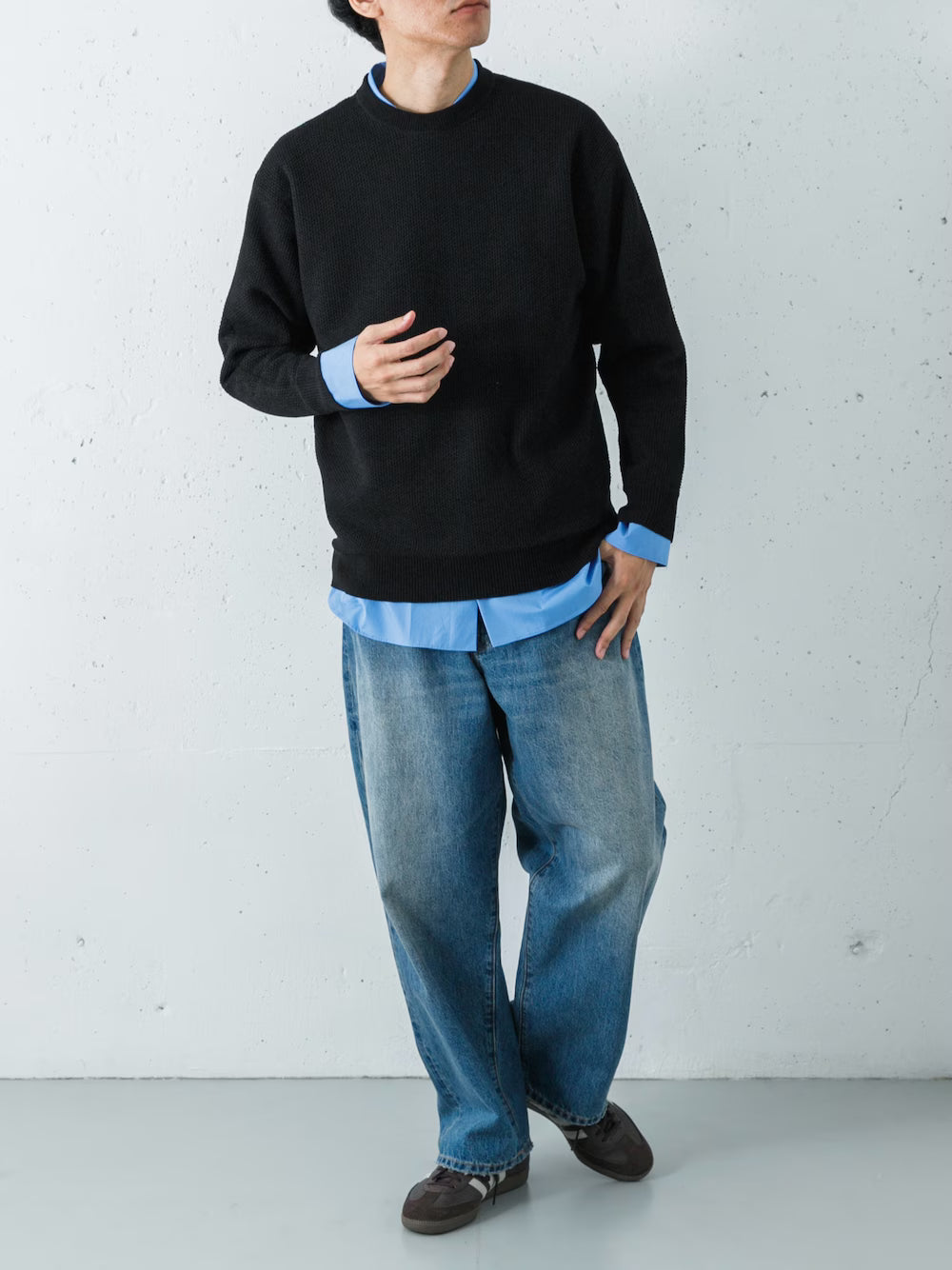 KAIHARA DENIM 13.5oz DENIM WIDE PANTS