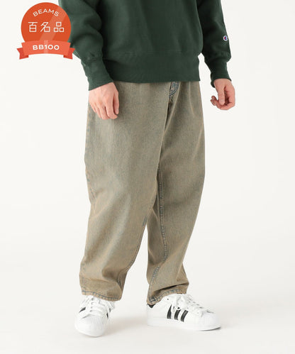 BEAMS WIDE TAPERED DENIM