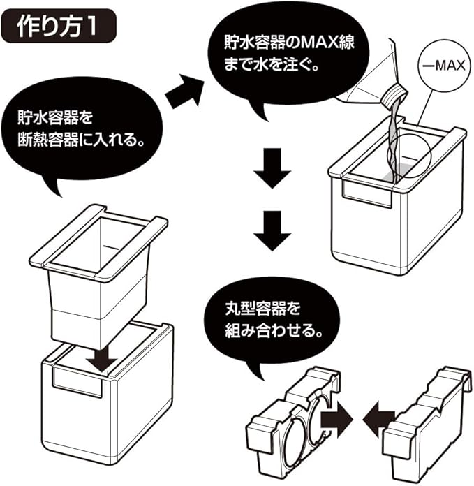 透明圓冰製冰模