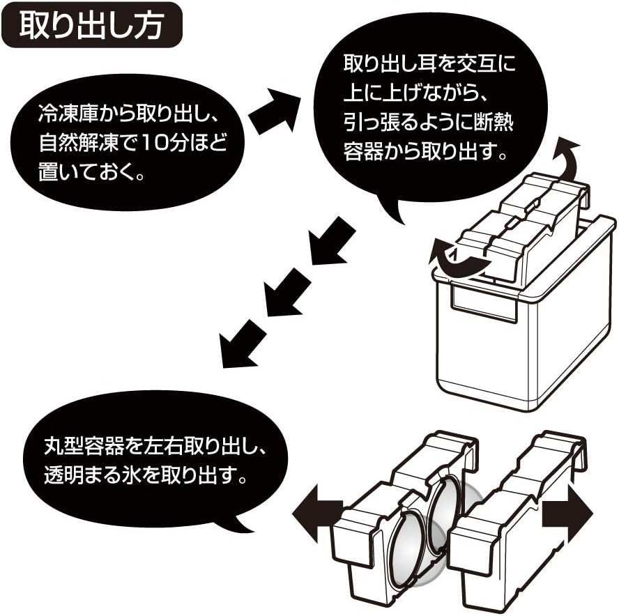 透明圓冰製冰模