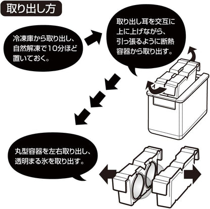 透明圓冰製冰模