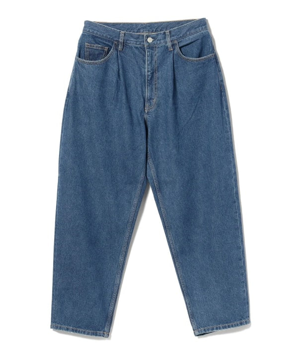BEAMS WIDE TAPERED DENIM