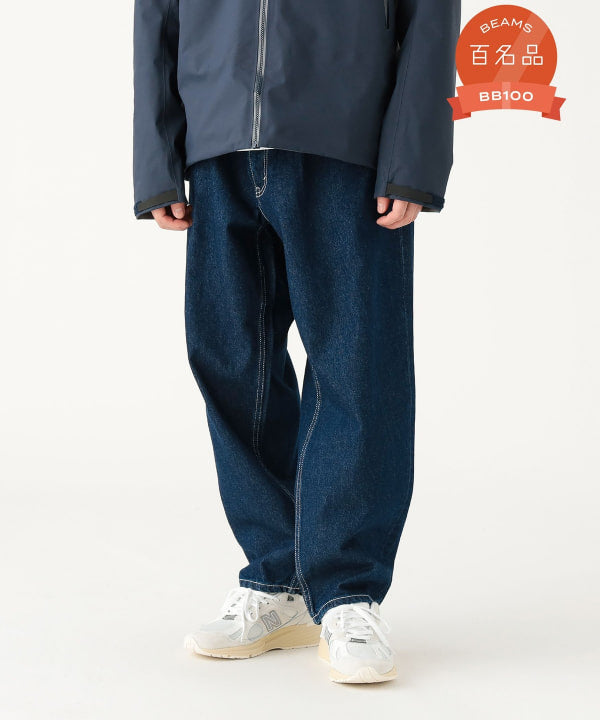 BEAMS WIDE TAPERED DENIM