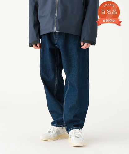 BEAMS WIDE TAPERED DENIM