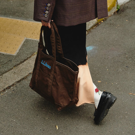 L.L.Bean Grocery Tote ROSE BUD Japan Exclusive