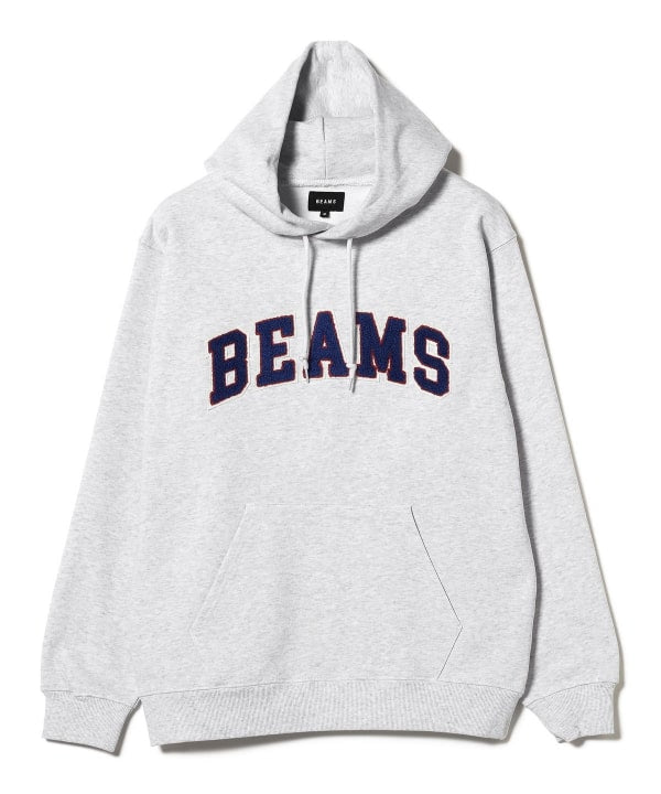 BEAMS LOGO BASIC HOODIE