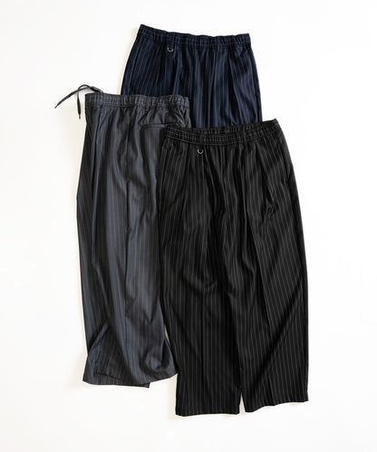 WETTEMPT 2 TUCK EASY STRIPE SLACKS
