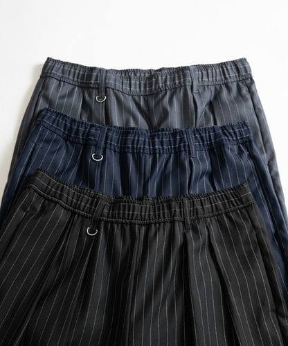 WETTEMPT 2 TUCK EASY STRIPE SLACKS