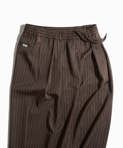 WETTEMPT 2 TUCK EASY STRIPE SLACKS