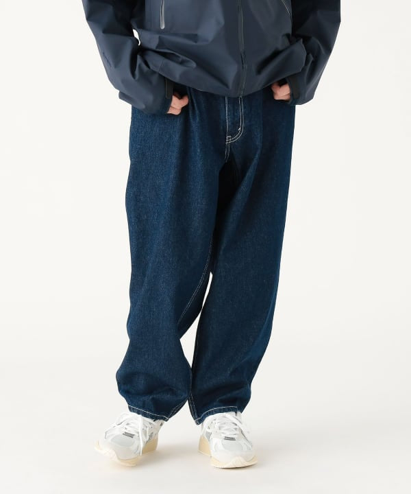 BEAMS WIDE TAPERED DENIM