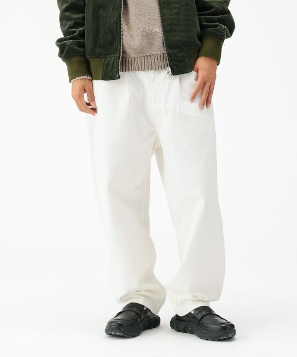 BEAMS WIDE TAPERED DENIM