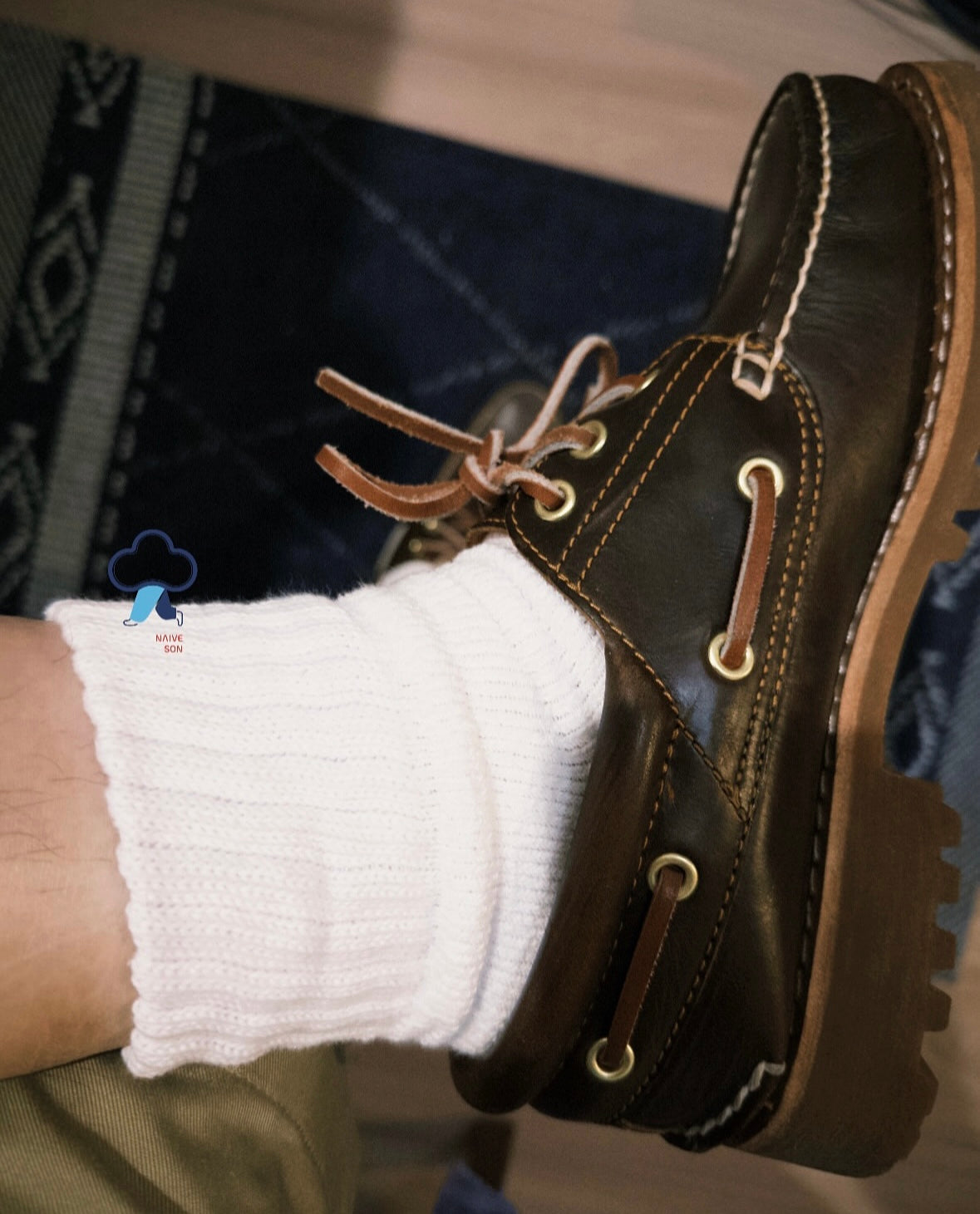 古著屋JAM白襪 [中筒]