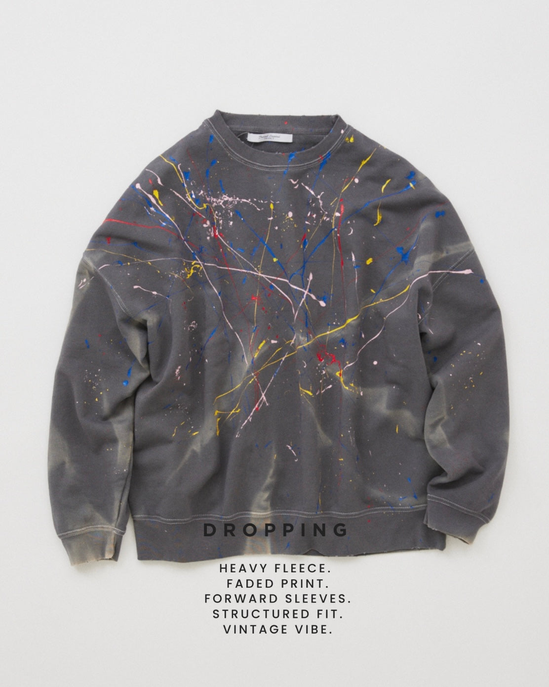 DROPPING PAINT CREWNECK