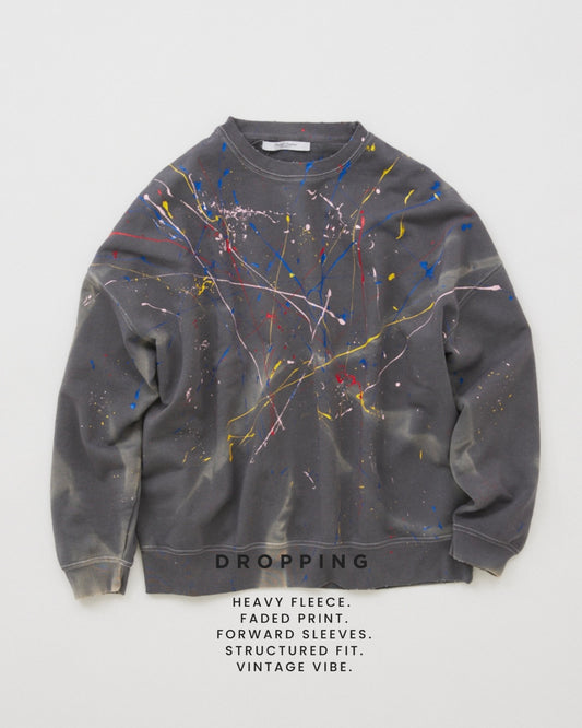 DROPPING PAINT CREWNECK