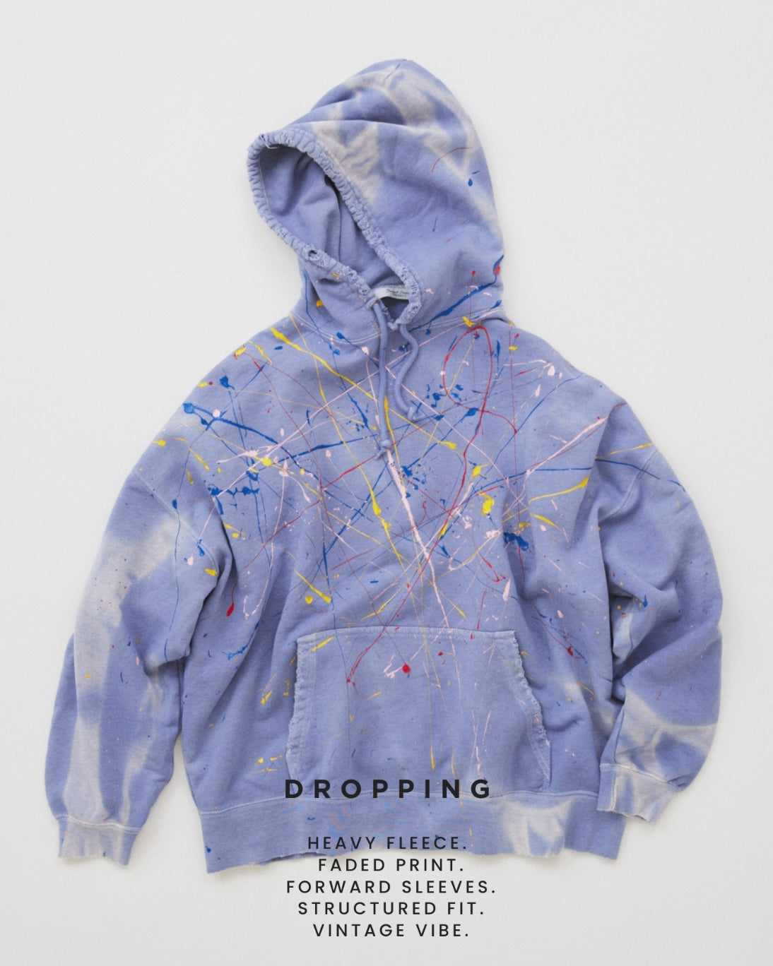 DROPPING PAINT PULLOVER HOODIE